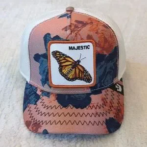 Goorin Bros Hyper Butterfly Animal Farm Snapback Trucker Hat Goorin Bros. Butterfly Hyper Active Flora Fauna The Farm  main image 2